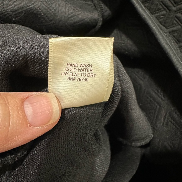 Women’s size 8 black zip up Arden b fitted high beck dress little longer back - Picture 3 of 6